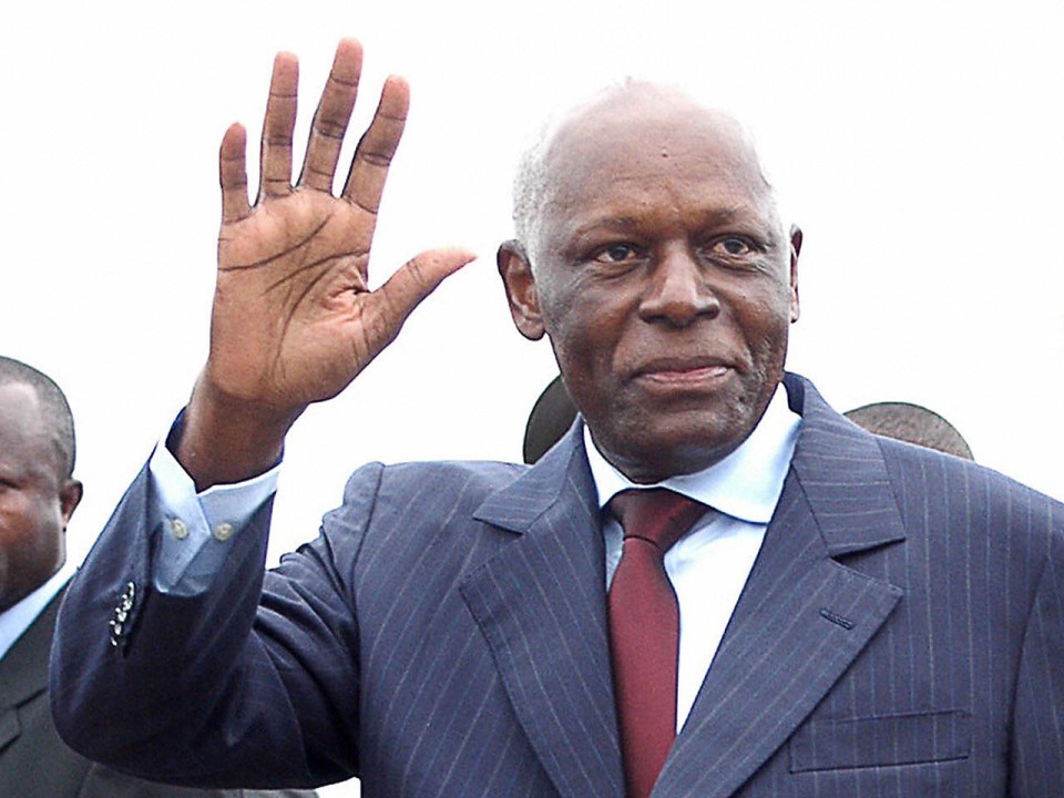 Angola ex president Jose Edwardo Dos Santos